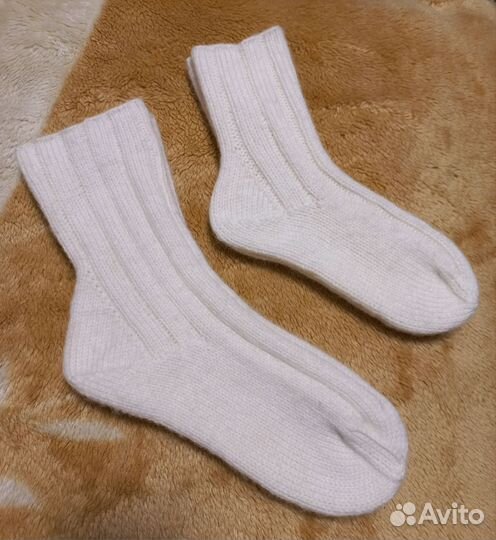 Носки шерстяные ручная вязка