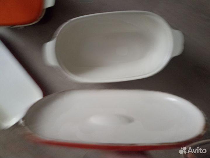 Утятница (латка) чугунная эмалированная СССР