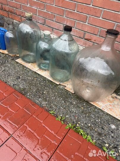 Бутыль стеклянная 20 литров