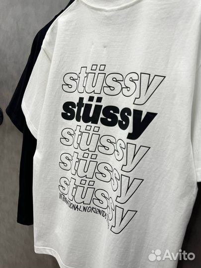 Stussy футболка оверсайз унисекс (хит сезона)