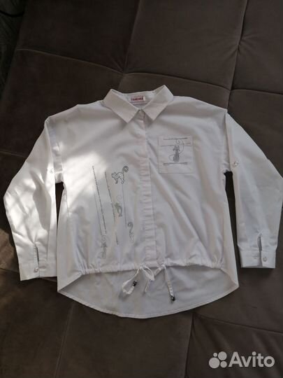 Школьные блузки для девочки 140