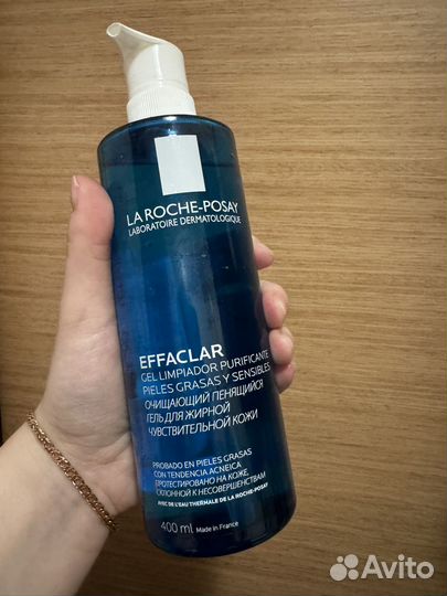 Средство гель для умывания laroche effaclar