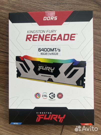 Опративная память Kingston Fury Renegate 16gb
