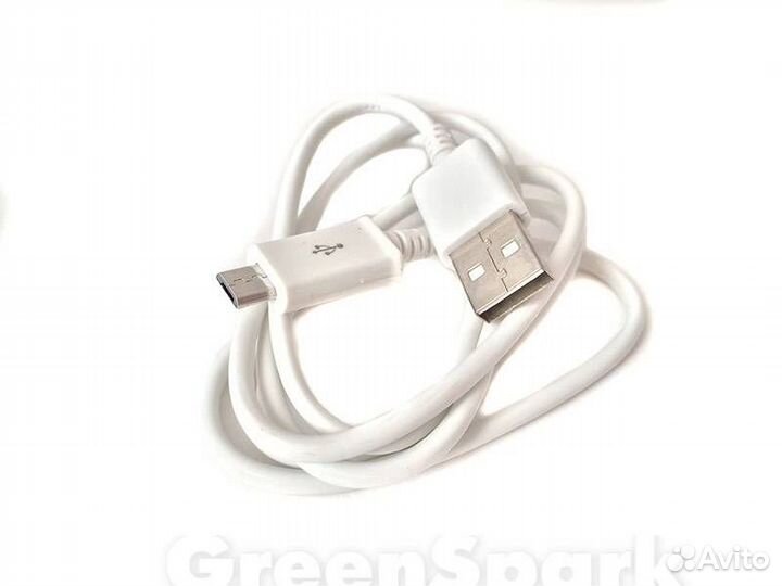 Кабель USB microUSB белый A