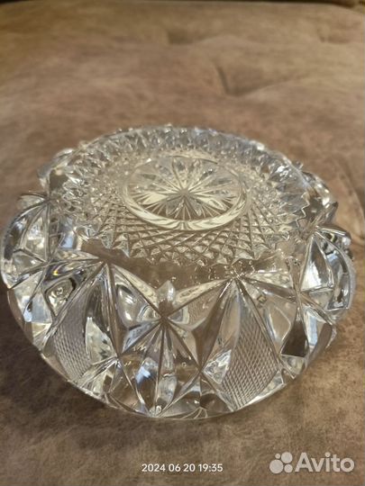 Хрустальная пепельница ГДР