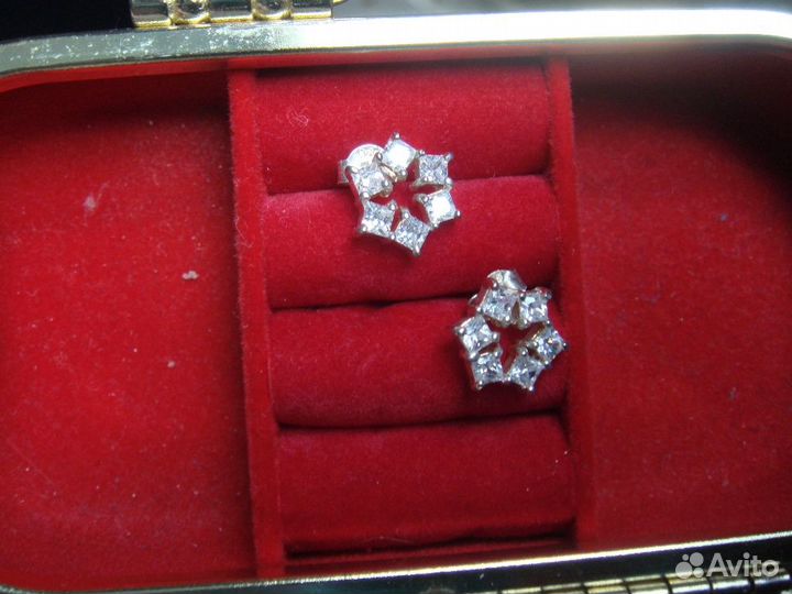 Серьги серебро