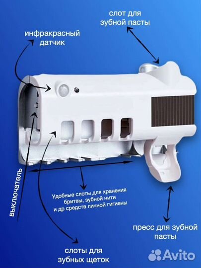 Держатель для зубных щёток