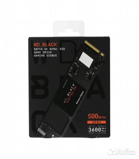 500 гб SSD M.2 накопитель WD Black SN750 SE (WDS50