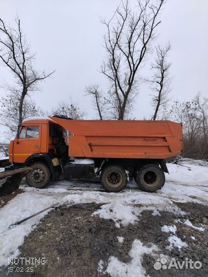 Самосвал 8 м³ КАМАЗ 55111, 2007