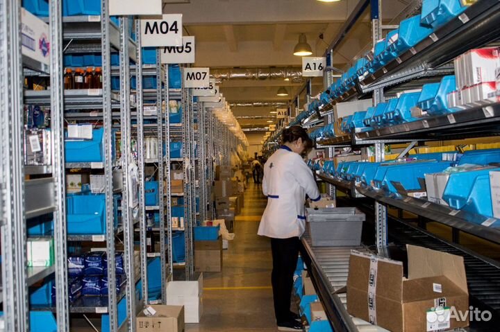 Упаковщик/ца Вахта с проживанием в Москве