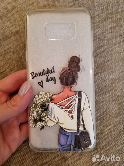 Силиконовый чехол для samsung galaxy S8+