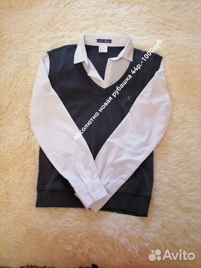 Рубашка обманка 164-170