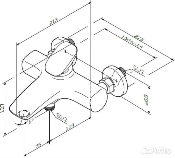 Смеситель AM.PM Spirit V2.0 хром F70A10000