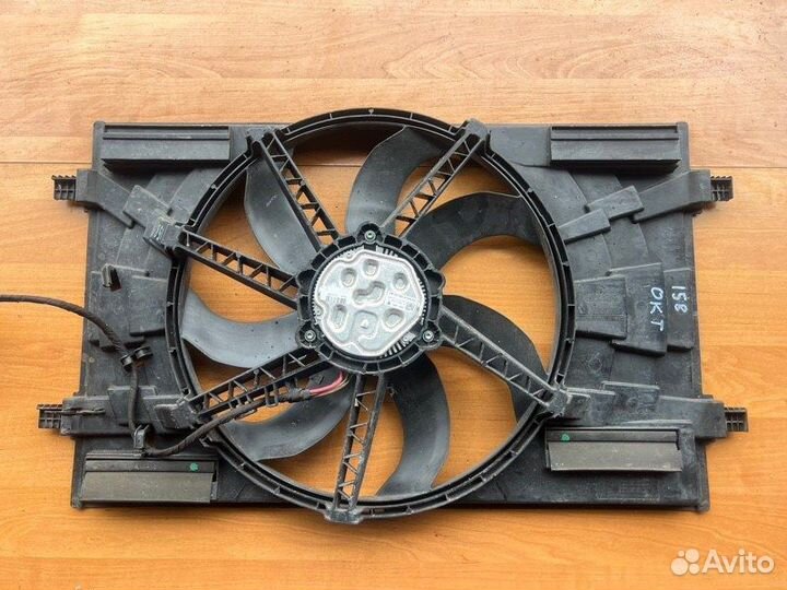 Вентилятор охлаждения радиатора Skoda Octavia A7