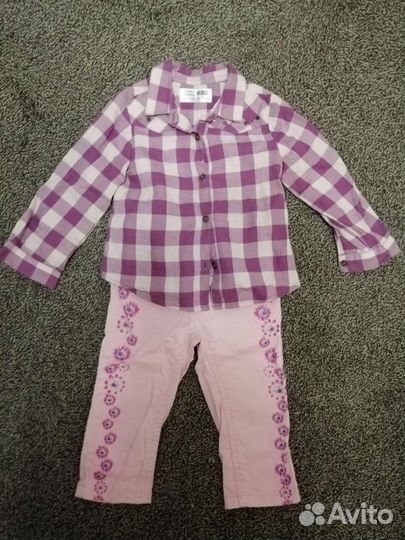 Рубашка Zara + джинсы Sprit