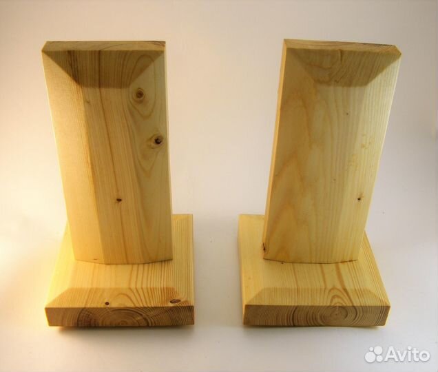 Деревянные подставки держатели под наушники