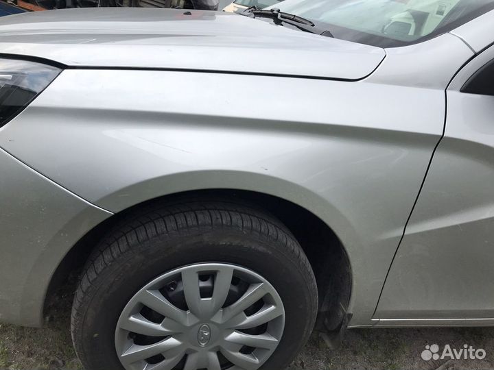 Крылья новые веста серебристые