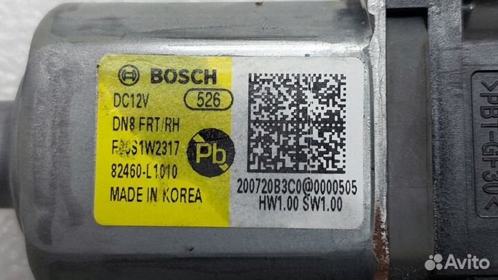 Моторчик стеклоподъемника передний правый Hyundai