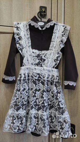 Школьная форма коричневая СССР для девочки