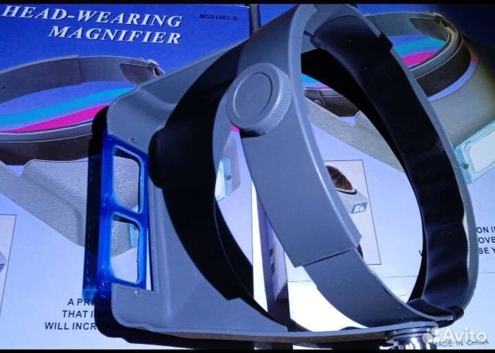 Лупа-очки налобная