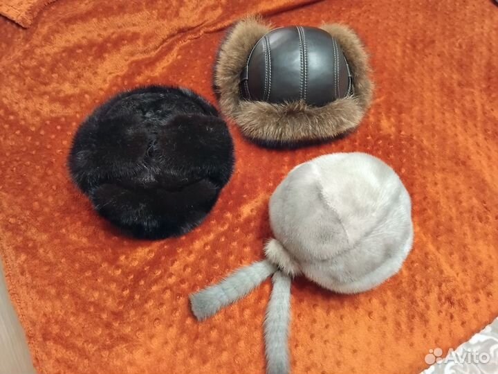 Шапка натуральный мех