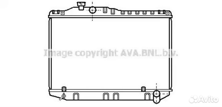 Радиатор охлаждения Тойота Crown 1984