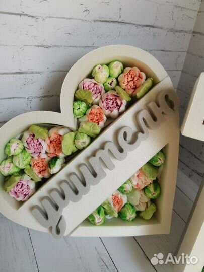 Коробочка из зефира, сладкий подарок к 1 Сентября