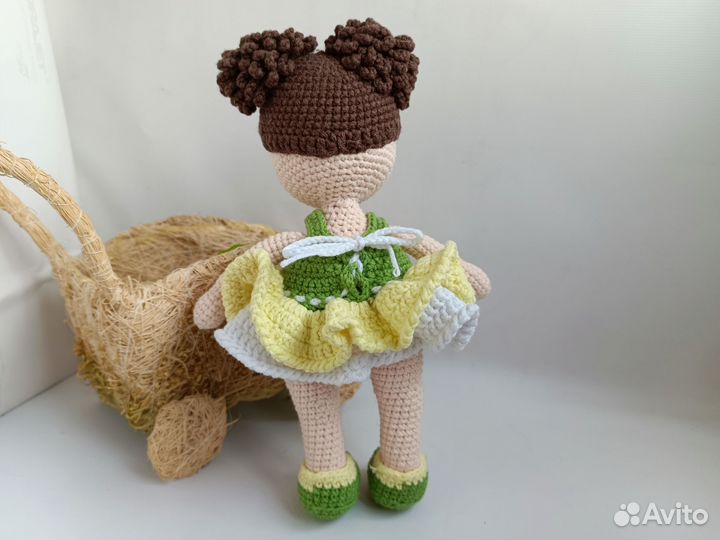 Вязанные игрушки куклы ручной работы