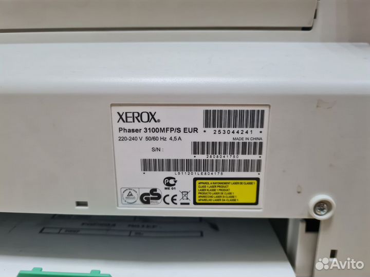 Мфу Xerox 3100mfp пробег 2000 страниц обслужен