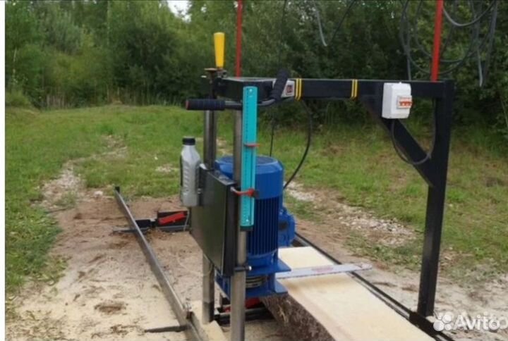 Мини пилорама шинная