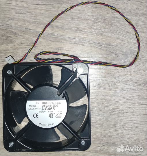 Вентилятор Delta afc1512dg, 4Pin 150*150 мм