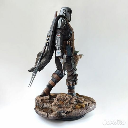Модель (фигурка) Мандалорец и малыш Йода