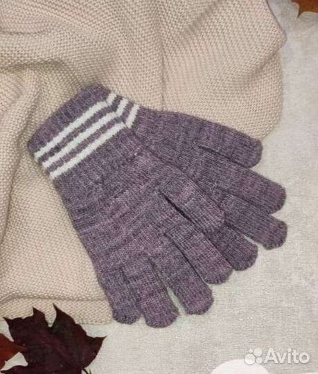 Перчатки детские в трёх цветах новые