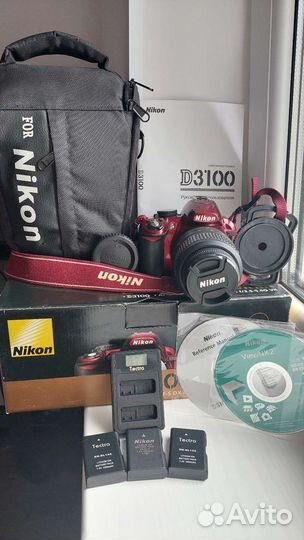 Фотоаппаpaт Nikоn D3100 с китовым объективом 18-55