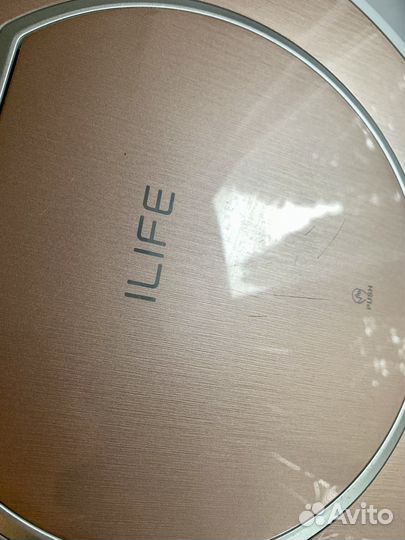 Робот пылесос ilife v50 pro розовый