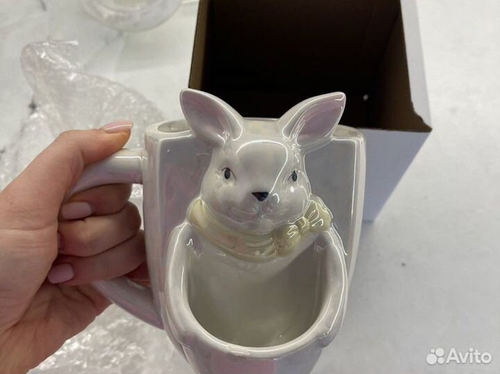 Кружка зайчик Kuchenland новая в коробке