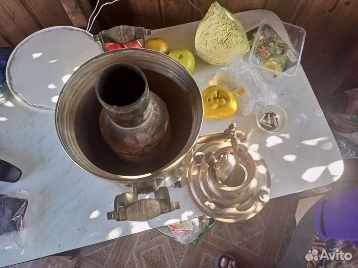 Дровяной самовар. Тульский