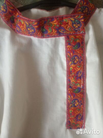 Рубашка для русского народного костюма