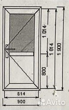 Входная дверь пвх