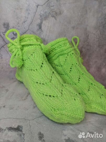 Вязанные носочки