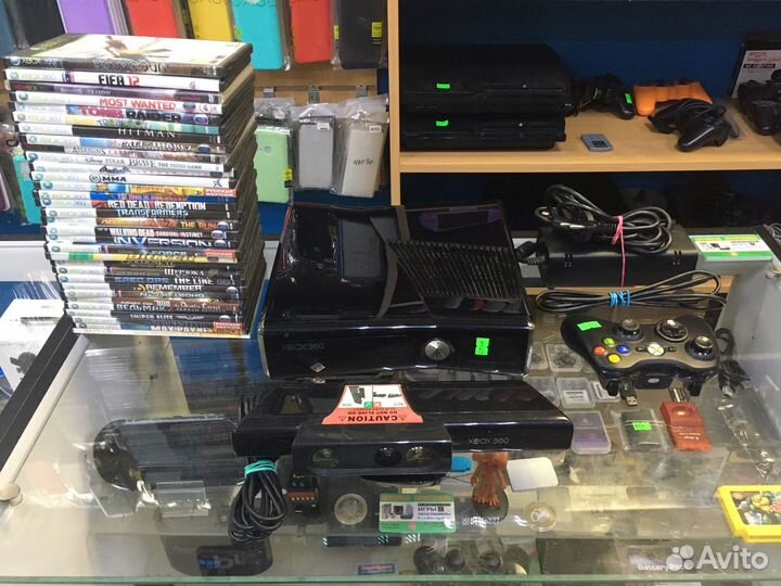 Xbox 360 Slim 250 Гб Lt3.0+Kinect+Игры