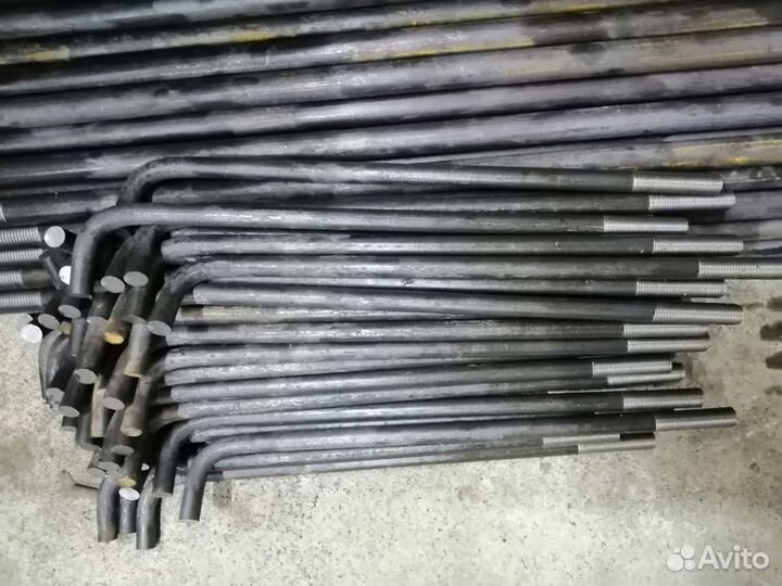 Фундаментные болты,метизы,шпильки,резьбы.петли