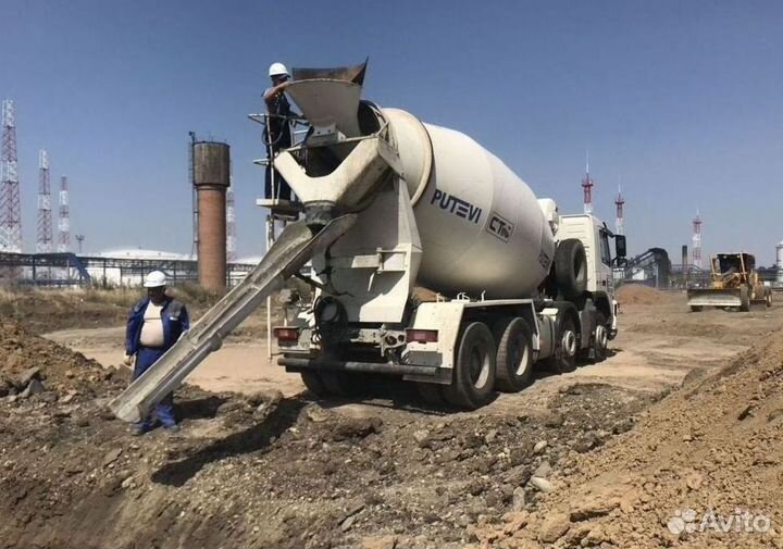 Бетон. Доставка миксером