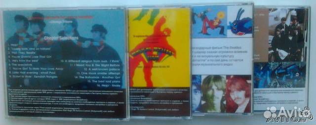 Коллекция Beatles на 4-х лицензионных видеодисках