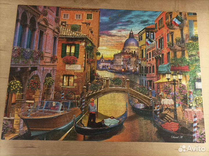 Пазл Венеция, Озеро в горах 1000 эл, Маша, 560 эл