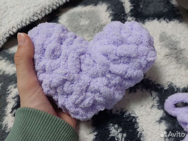 Сердечко из пряжи