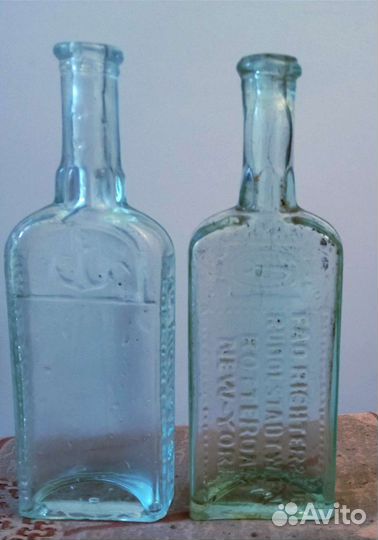 Две старинные бутылочки Anker