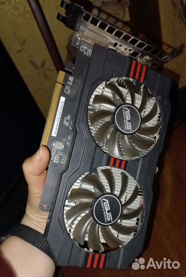 Видеокарта Asus rx560 4gb