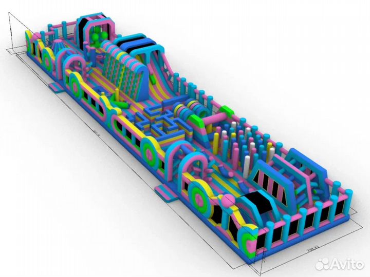 Батутный комплекс / Надувной парк