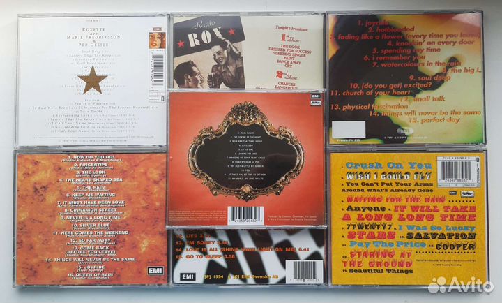 Компакт диски roxette
